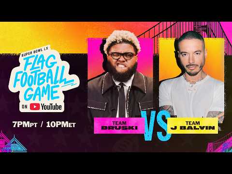 Jesser & Team J Balvin @ the YouTube SBLX Flag Football Game