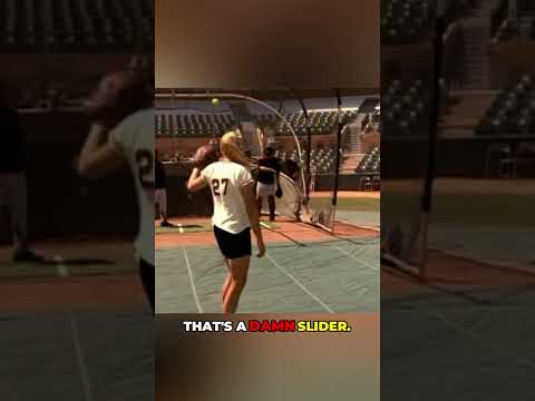 Barry Bonds & Albert Pujols take on Jennie Finch. #mlb #softball