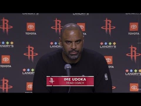 Ime Udoka with a Press Conference vs Warriors