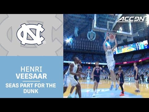 UNC Big Man Henri Veesaar Sees The Seas Part