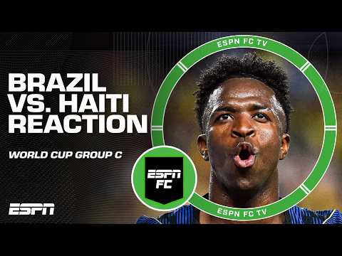 Brazil vs. Haiti FULL REACTION 🍿 Will Brazil win Group C? | ESPN FC