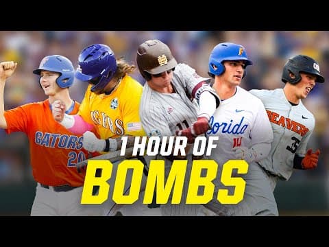 55 minutes of Men's College World Series home runs since 2011