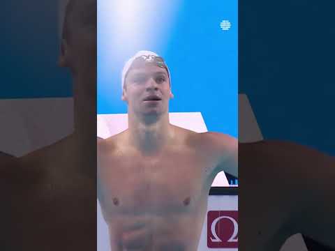 Leon Marchand Shatters World Record at World Championships! #Swimming
