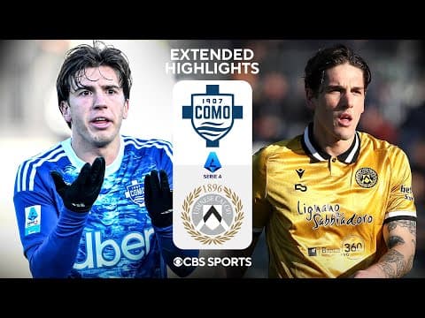 Como vs. Udinese: Extended Highlights | Serie A| CBS Sports Golazo