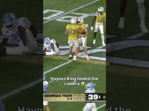 He got everyone with that fake 🔥 #georgiatech #accfootball #collegefootball