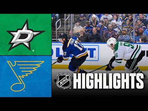 Stars vs. Blues | NHL Highlights | January 27, 2026