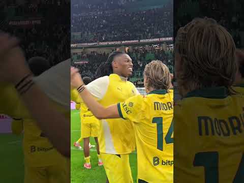 POV: celebrating with Rafa Leão | #shorts