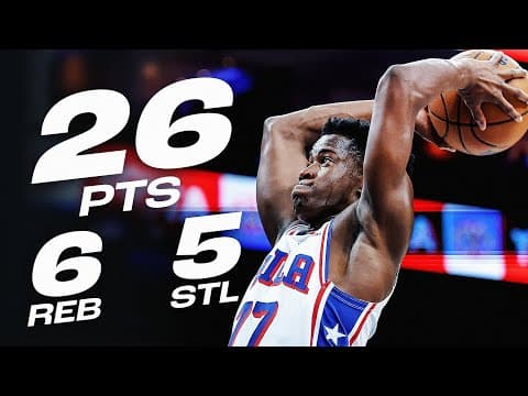 VJ Edgecombe SHOWED IT ALL vs Timberwolves | October 17, 2025