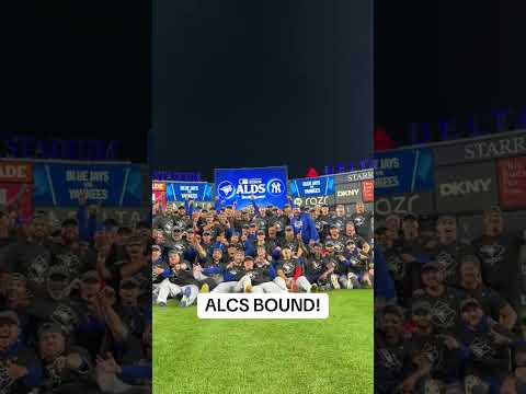 The Toronto Blue Jays are ALCS bound! #Postseason #MLB #Toronto #BlueJays #ALCS #ALDS