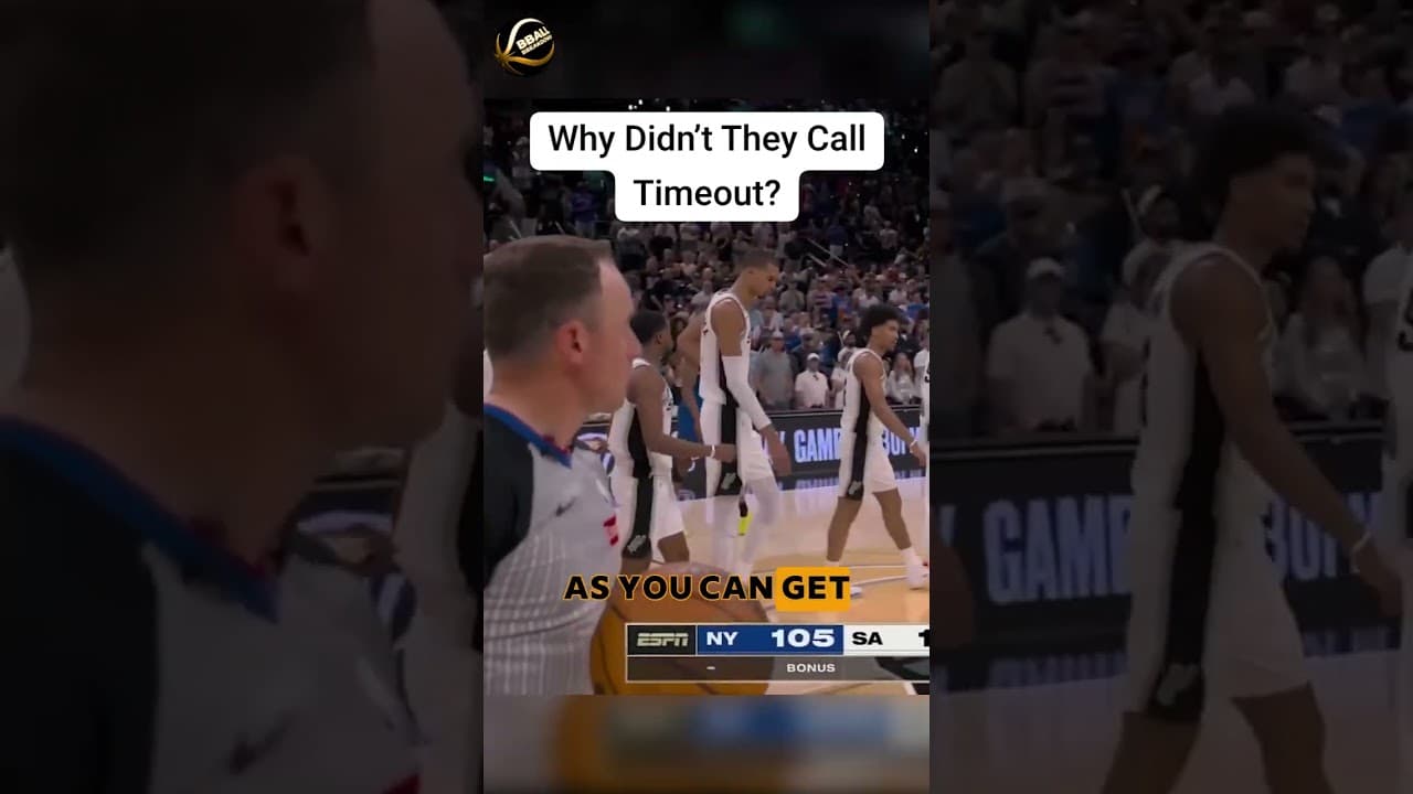 The Spurs' Late-Game Mistakes Just Handed the Knicks a Championship