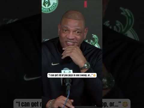 Interesting start to Doc Rivers' press conference 👀