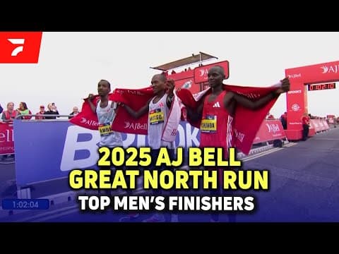 Top Men's Finishers I  2025 AJ Bell Great North Run