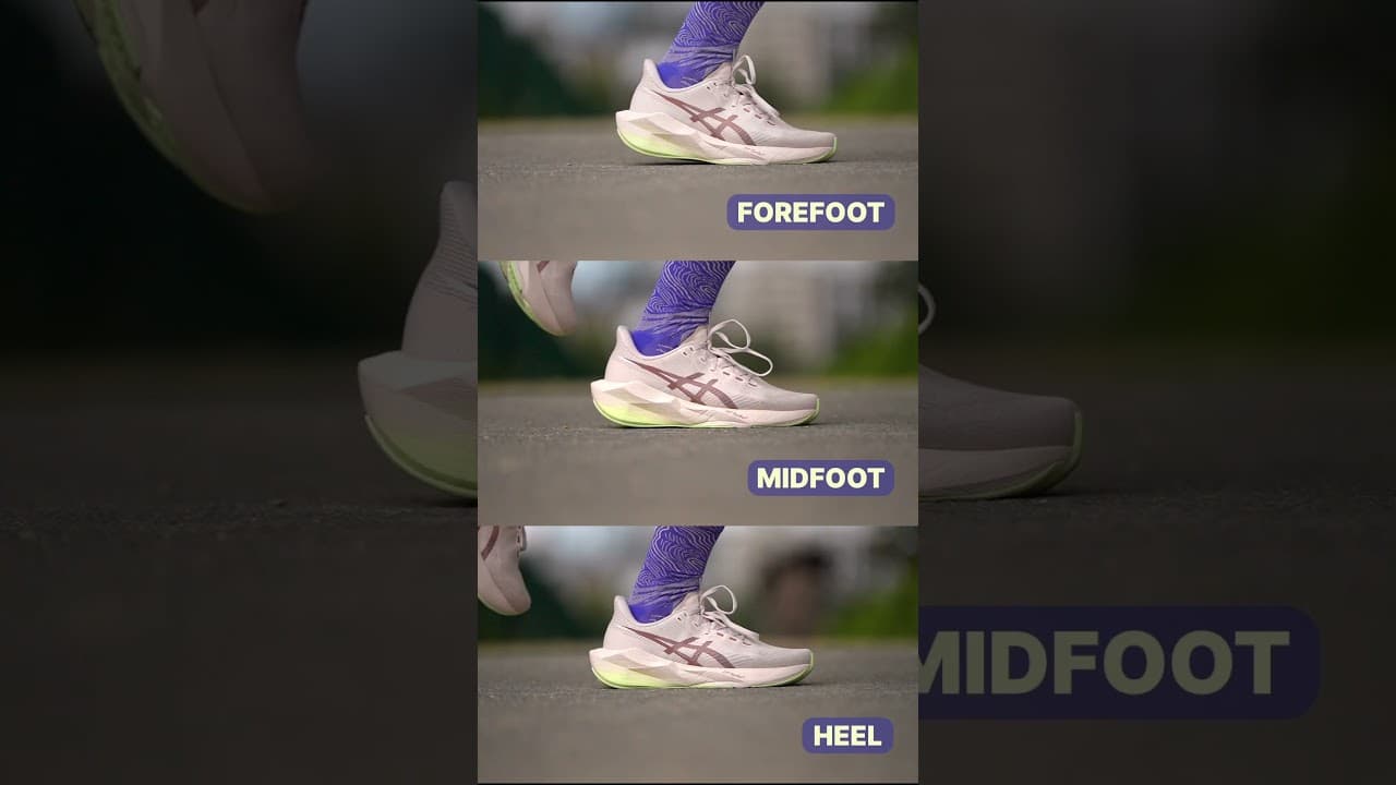 Forefoot, midfoot, and heel striking comparison of the ASICS Novablast 6