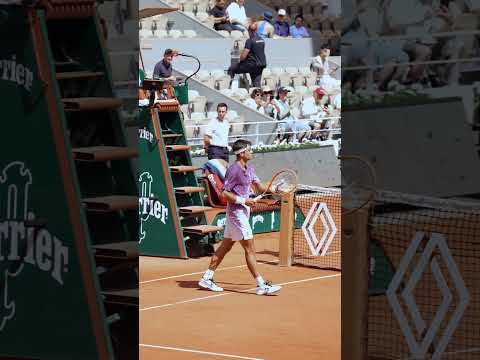 L'entrée des artistes 💫 #RolandGarros  #tennis #sports
