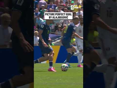 Alajbegović danced around the Qatar defense and sent this one into the back of the net
