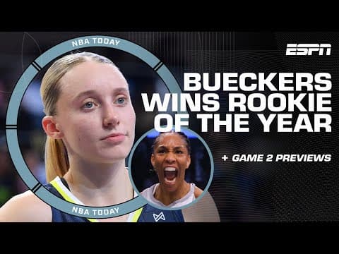 Paige Bueckers wins ROTY 🏆 + A'ja Wilson's dominance & Breanna Stewart's injury status | NBA Today
