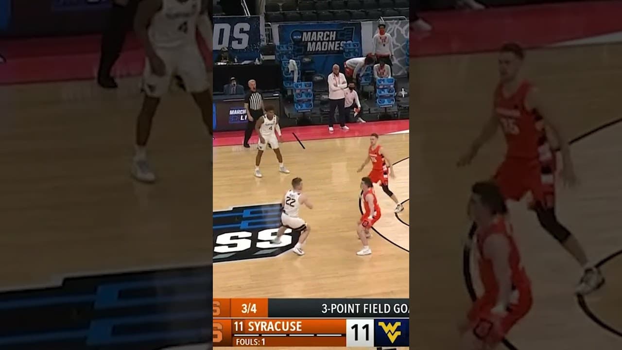 Deuce McBride shooting lights out in March Madness 🪣 #shorts
