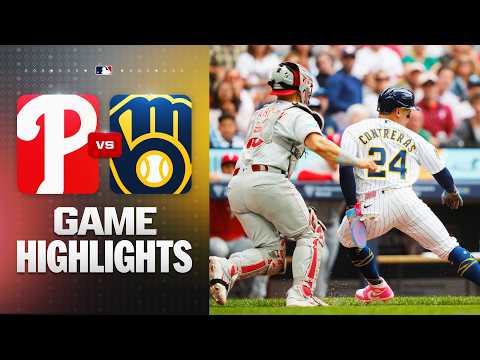 Phillies vs. Brewers Game Highlights (6/14/26) | MLB Highlights