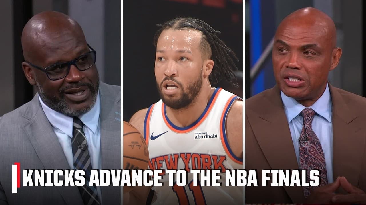 Knicks vs. Cavaliers REACTION 🍿 New York advances to first NBA Finals in 27 YEARS | Inside the NBA