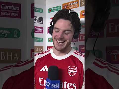 Pure honesty from Declan Rice 😅