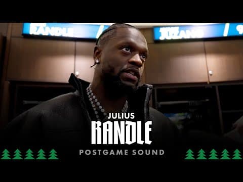 "We're Just Really Connected As A Group." | Julius Randle Postgame Sound | 1.6.26