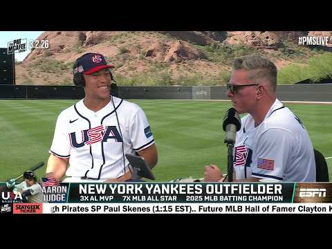 Aaron Judge on the difference between playing on the Yankees vs. Team USA 👀 | The Pat McAfee Show