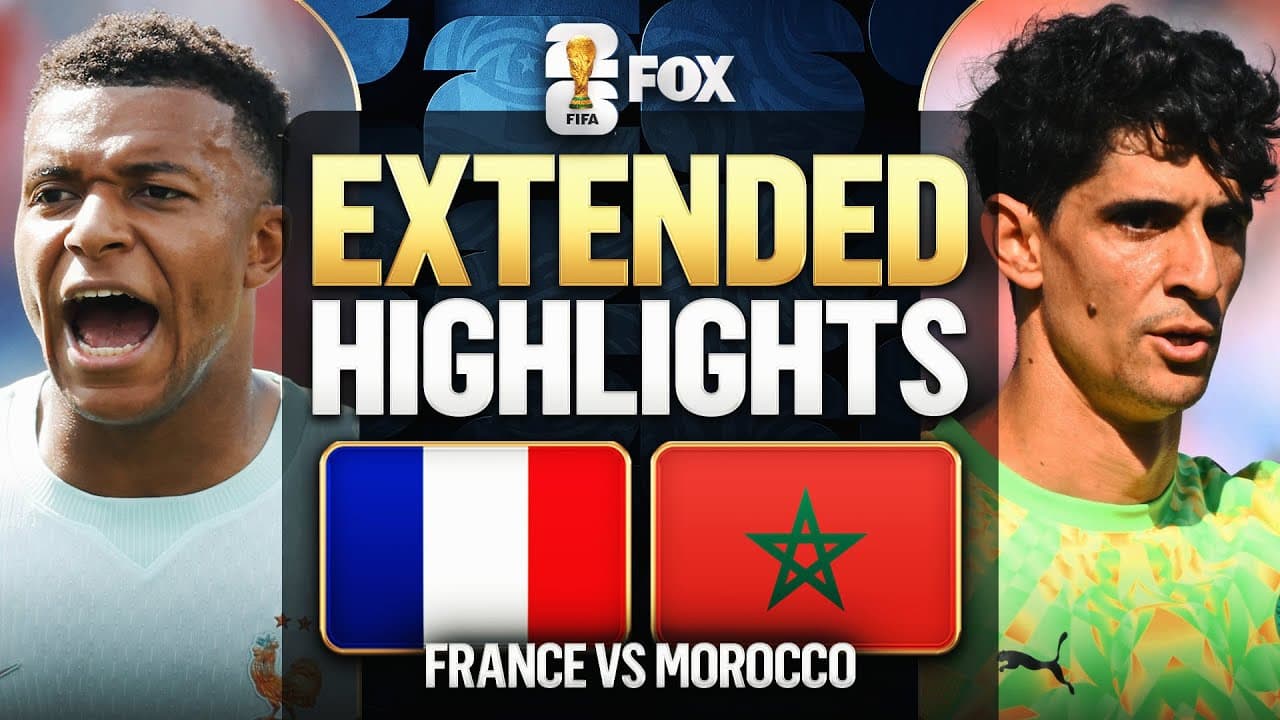 France vs Morocco Highlights 🌎🏆 2026 FIFA World Cup™ | Quarterfinals