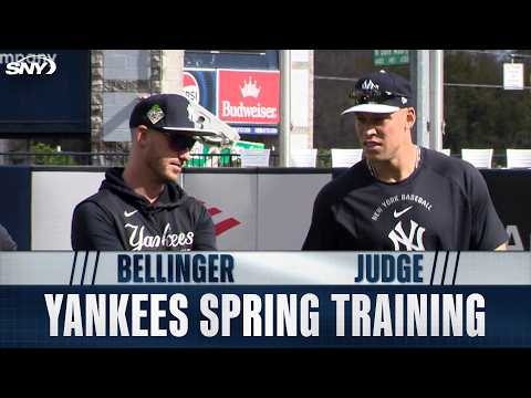 Cody Bellinger arrives at Yankees camp with Aaron Judge and company already getting after it