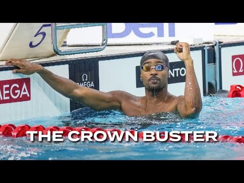 Joshua Liendo: The Crown Buster Strikes at Home 🇨🇦 | Swimming World Cup 2025
