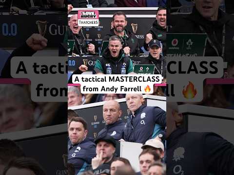 A tactical masterclass from Andy Farrell ☘️🔥