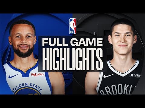 WARRIORS at NETS | FULL GAME HIGHLIGHTS | December 29, 2025