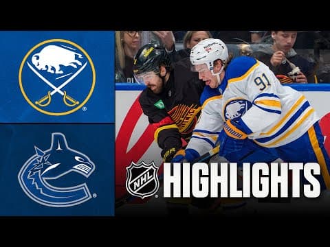 Sabres vs. Canucks | NHL Highlights | December 11, 2025