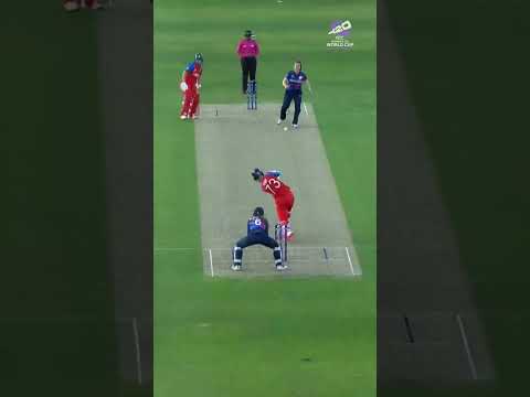 Just what England needed! Freya Kemp goes downtown for a maximum 🙌 #T20WorldCup