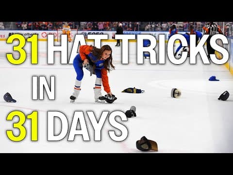 NHL RECORD 31 hat tricks in ONE MONTH!
