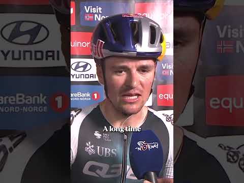 No GC lead, but Tom Pidcock was all smiles after his stage win at the Arctic Race of Norway. 👏