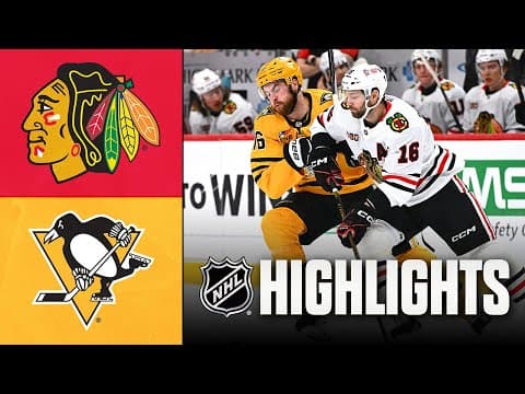 Blackhawks vs. Penguins | NHL Highlights | January 29, 2026