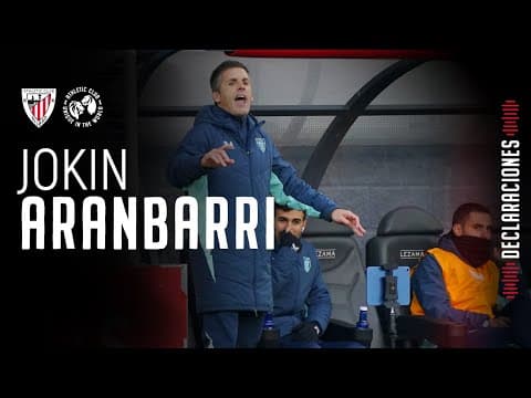 🎙️ Jokin Aranbarri I post Bilbao Athletic 1-0 SD Ponferradina l Primera Federación 2025-26 – J18