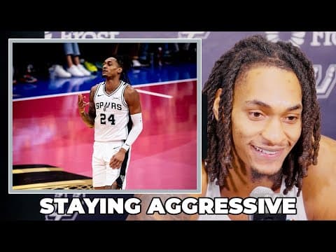 Devin Vassell on Closing the Game with Aggressiveness in Denver