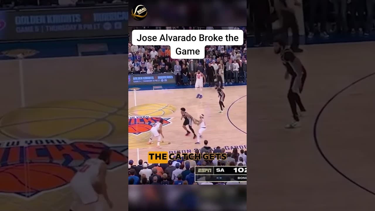 How Jose Alvarado Broke the Spurs Open in Game 4