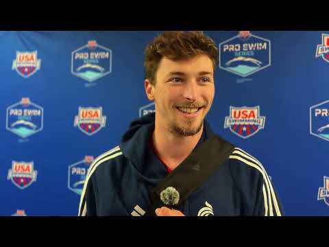 Maxime Grousset on 100 Fly: "I will beat the time of Caeleb, I hope"