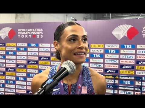 Sydney McLaughlin-Levrone Reacts to 47.78 400M AMERICAN RECORD at 2025 Tokyo World Championships