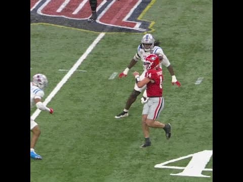 This hit on Gunner Stockton 😳