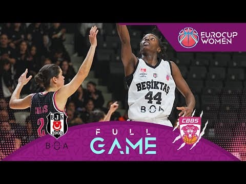 LIVE - Besiktas BOA v Charnay Basket | EuroCup Women 2025-26 | Regular Season