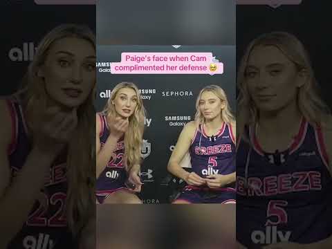 Cam Brink gave Paige Bueckers her flowers 💐