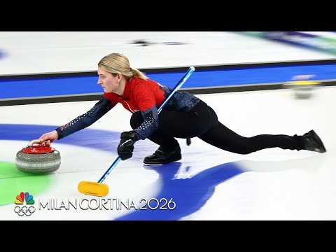 USA in complete control in women's curling win over Denmark | Winter Olympics 2026 | NBC Sports