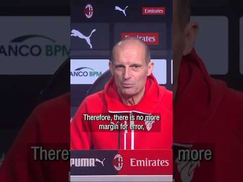 Coach Allegri's thoughts ahead of the rescheduled Como game | #shorts