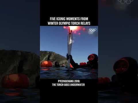 🔥 The Olympic flame has been carried in so many unique and creative ways!