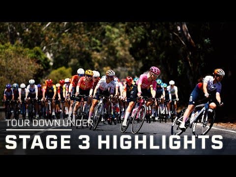 Tour Down Under 2026, Women's Stage 3 | EXTENDED HIGHLIGHTS | 1/19/26 | Cycling on NBC Sports