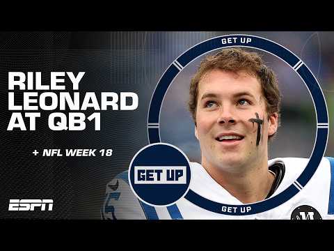 Philip Rivers' return has COME TO AN END 🚨 The Colts starting RILEY LEONARD in Week 18 | Get Up