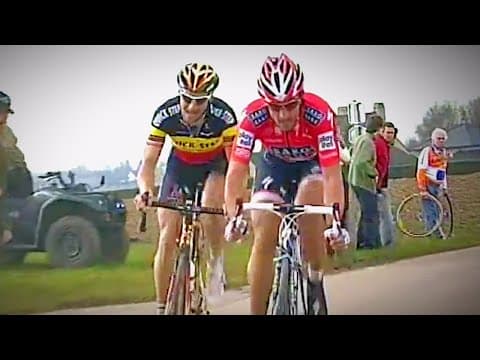 Fabian Cancellara INFAMOUS ATTACK on the Muur vs Tom Boonen : Tour of Flanders 2010